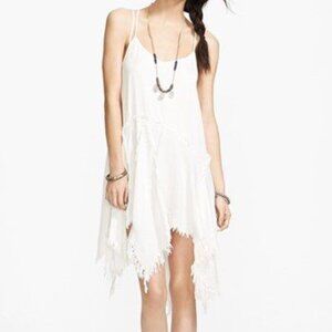 INTIMATLEY FREE PEOPLE TATTERED UP SHRED SLIP DRESS